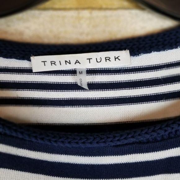 Trina Turk Cold Shoulder Dolman Sleeve Top - Picture 4 of 7